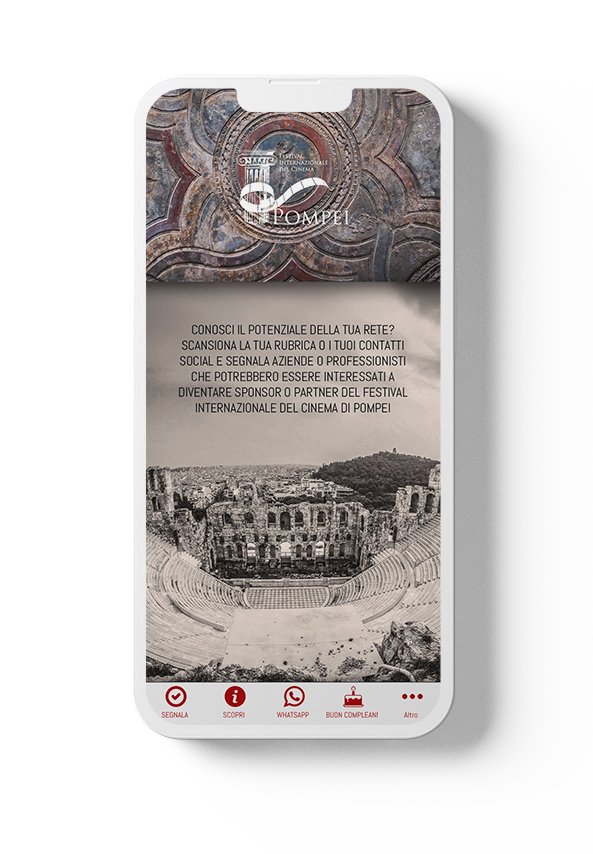 APP del Festival Internazionale del Cinema di Pompei